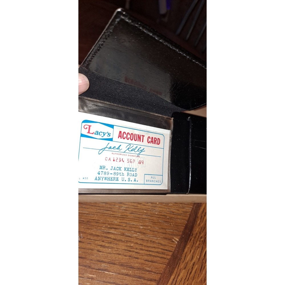 3M Service Award 1972 1million Hours Black Wallet Water Buffalo Calf Leather - Picture 4 of 6